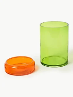 Mondgeblazen sieradendoosjes Multi, set van 3^Pols Potten Clearance