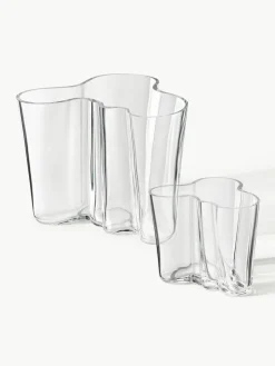Mondgeblazen vazen Alvaro Aalto, set van 2^iittala Fashion