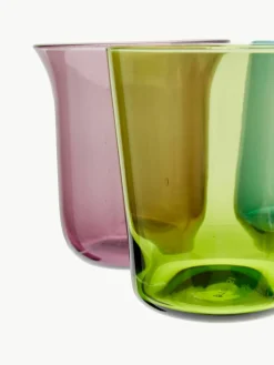 Mondgeblazen waterglazen Diseguale, set van 6^Bitossi Home Hot
