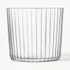 Mondgeblazen waterglazen Gio met groefstructuur, 4 stuks^Lsa International Best