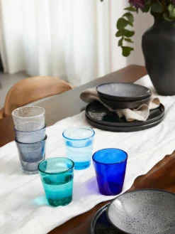 Mondgeblazen waterglazen Cancun met bubbles, 6-delig^Villa D'Este Home Tivoli Clearance