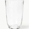 Mondgeblazen waterglazen Hammered met oneven oppervlak, 4 stuks^Broste Copenhagen Hot