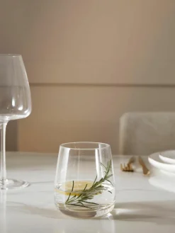 Mondgeblazen waterglazen Ellery, 4 stuks^Westwing Collection Best