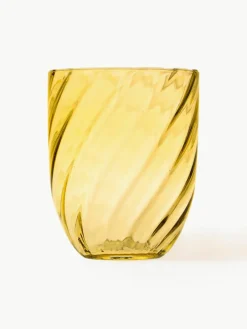 Mondgeblazen waterglazen Swirl, 6 stuks^ANNA VON LIPA Clearance