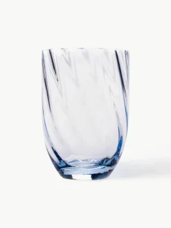 Mondgeblazen waterglazen Swirl, 6 stuks^ANNA VON LIPA Clearance