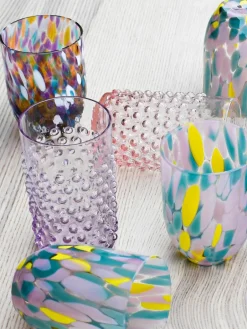 Mondgeblazen waterglazen Hobnail, 6 stuks^ANNA VON LIPA Hot