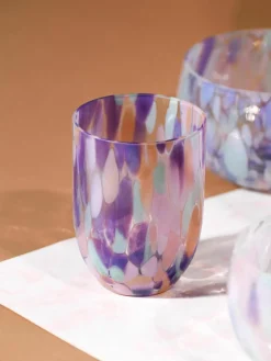 Mondgeblazen waterglazen Big Confetti, 6 stuks^ANNA VON LIPA New