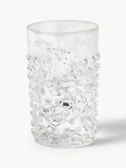 Mondgeblazen waterglazen Hobnail, 6 stuks^ANNA VON LIPA Fashion