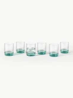 Mondgeblazen waterglazen Kiosk, 6 stuks^Hübsch Outlet