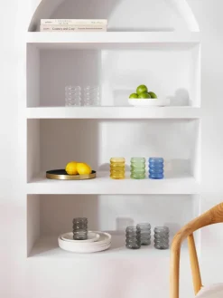 Mondgeblazen waterglazen Bubbly, set van 4^Westwing Collection Outlet