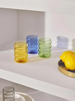 Mondgeblazen waterglazen Bubbly, set van 4^Westwing Collection Outlet