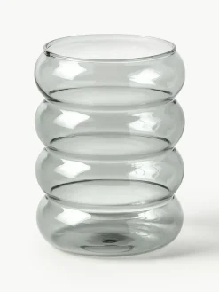 Mondgeblazen waterglazen Bubbly, set van 4^Westwing Collection Outlet