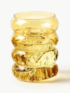 Mondgeblazen waterglazen Bubbly, set van 4^Westwing Collection Outlet