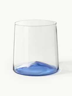 Mondgeblazen waterglazen Hadley, 4 stuks^Westwing Collection Best