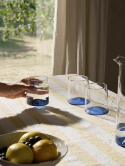 Mondgeblazen waterglazen Hadley, 4 stuks^Westwing Collection Best