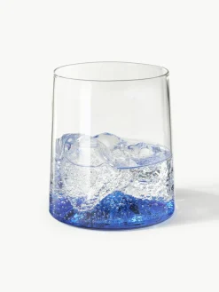Mondgeblazen waterglazen Hadley, 4 stuks^Westwing Collection Best