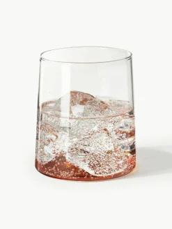 Mondgeblazen waterglazen Hadley, 4 stuks^Westwing Collection Clearance