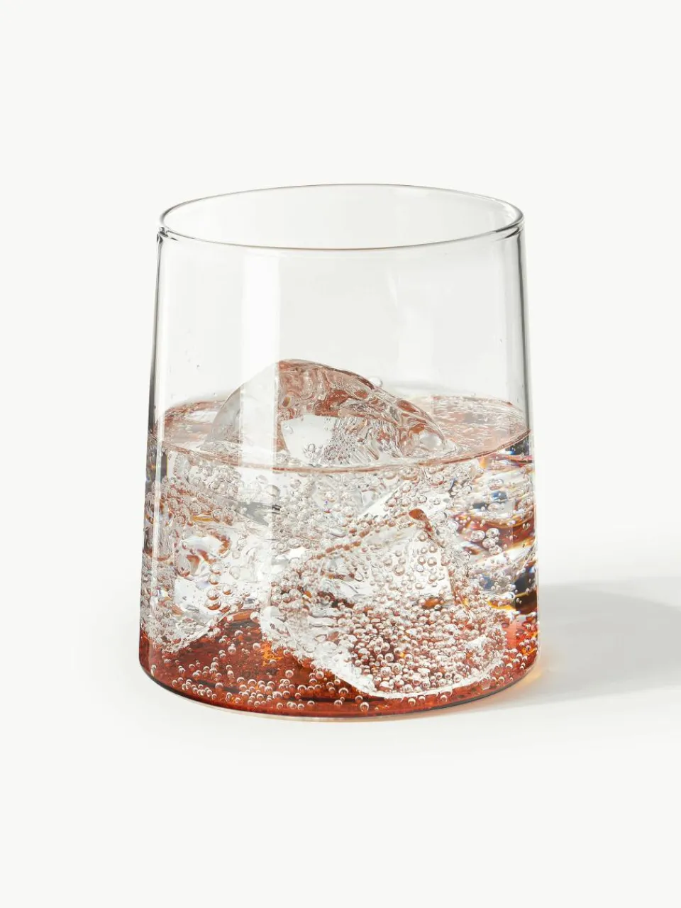 Mondgeblazen waterglazen Hadley, 4 stuks^Westwing Collection Clearance