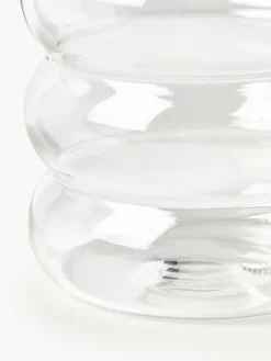 Mondgeblazen waterglazen Bubbly, 4 stuks^Westwing Collection Fashion