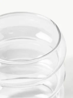 Mondgeblazen waterglazen Bubbly, 4 stuks^Westwing Collection Fashion