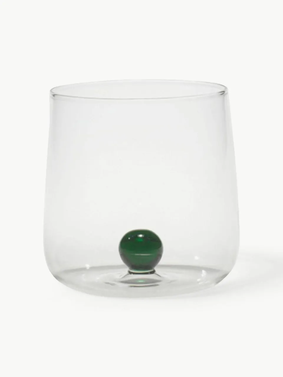 Mondgeblazen waterglazen Bilia van borosilicaatglas, 6 stuks^zafferano Hot