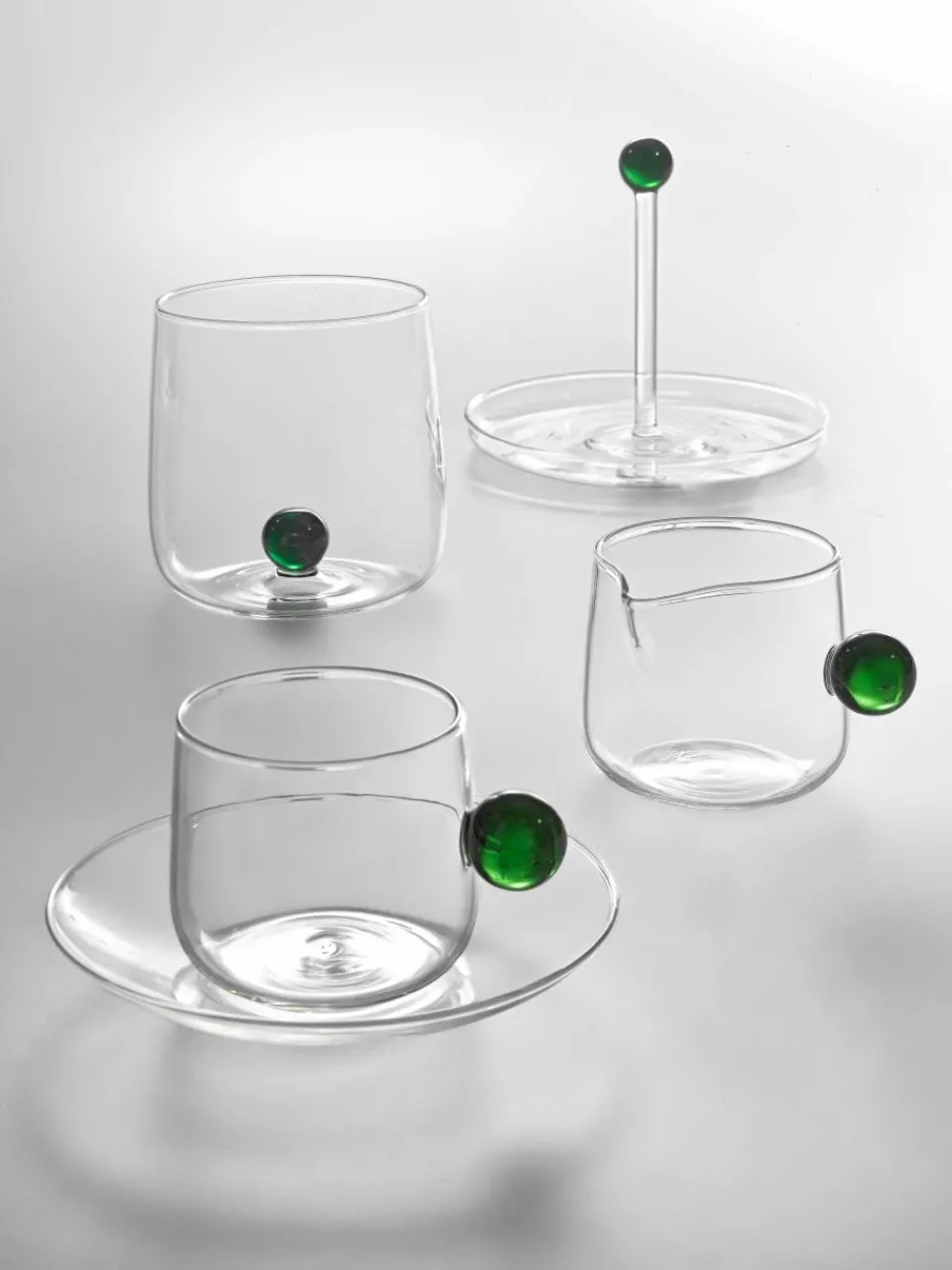 Mondgeblazen waterglazen Bilia van borosilicaatglas, 6 stuks^zafferano Hot
