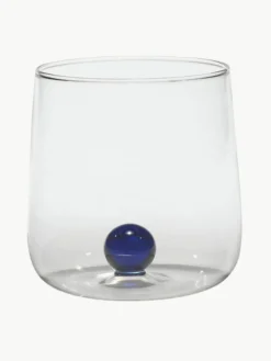 Mondgeblazen waterglazen Bilia van borosilicaatglas, 6 stuks^zafferano Fashion
