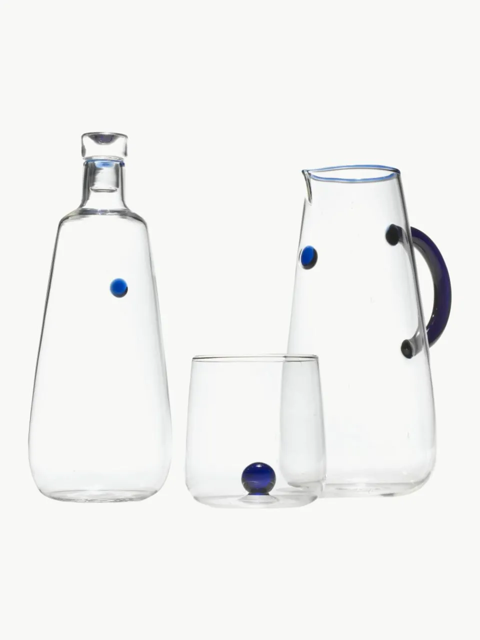 Mondgeblazen waterglazen Bilia van borosilicaatglas, 6 stuks^zafferano Fashion