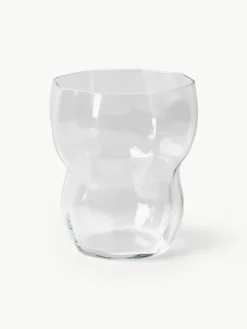 Mondgeblazen waterglazen Limfjord, 4 stuks^Broste Copenhagen Fashion