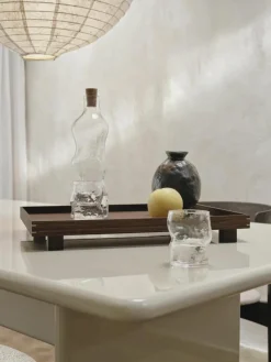 Mondgeblazen waterglazen Dimple, 2-delig^ferm LIVING Fashion