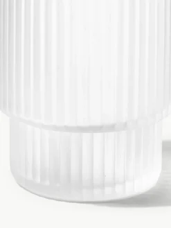 Mondgeblazen waterglazen Ripple met groefreliëf, 4-delig^ferm LIVING Outlet