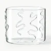 Mondgeblazen waterglazen Doodle met structuurpatroon, 2-delig^ferm LIVING New