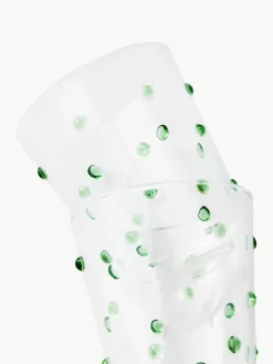 Mondgeblazen waterglazen Nob van borosilicaatglas, 2 stuks^Pols Potten Best