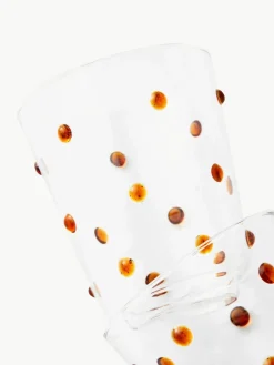 Mondgeblazen waterglazen Nob van borosilicaatglas, 2 stuks^Pols Potten Fashion