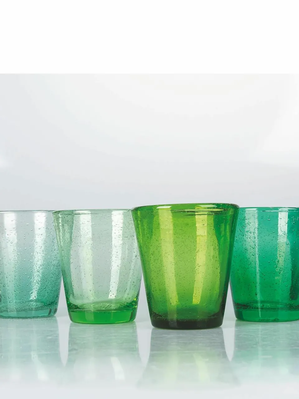 Mondgeblazen waterglazen Cancun met bubbles, 6-delig^Villa D'Este Home Tivoli Clearance