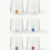 Mondgeblazen waterglazen Bilia van borosilicaatglas, 6-delig^zafferano Discount