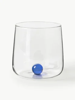 Mondgeblazen waterglazen Bilia van borosilicaatglas, 6-delig^zafferano Discount