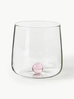 Mondgeblazen waterglazen Bilia van borosilicaatglas, 6-delig^zafferano Discount