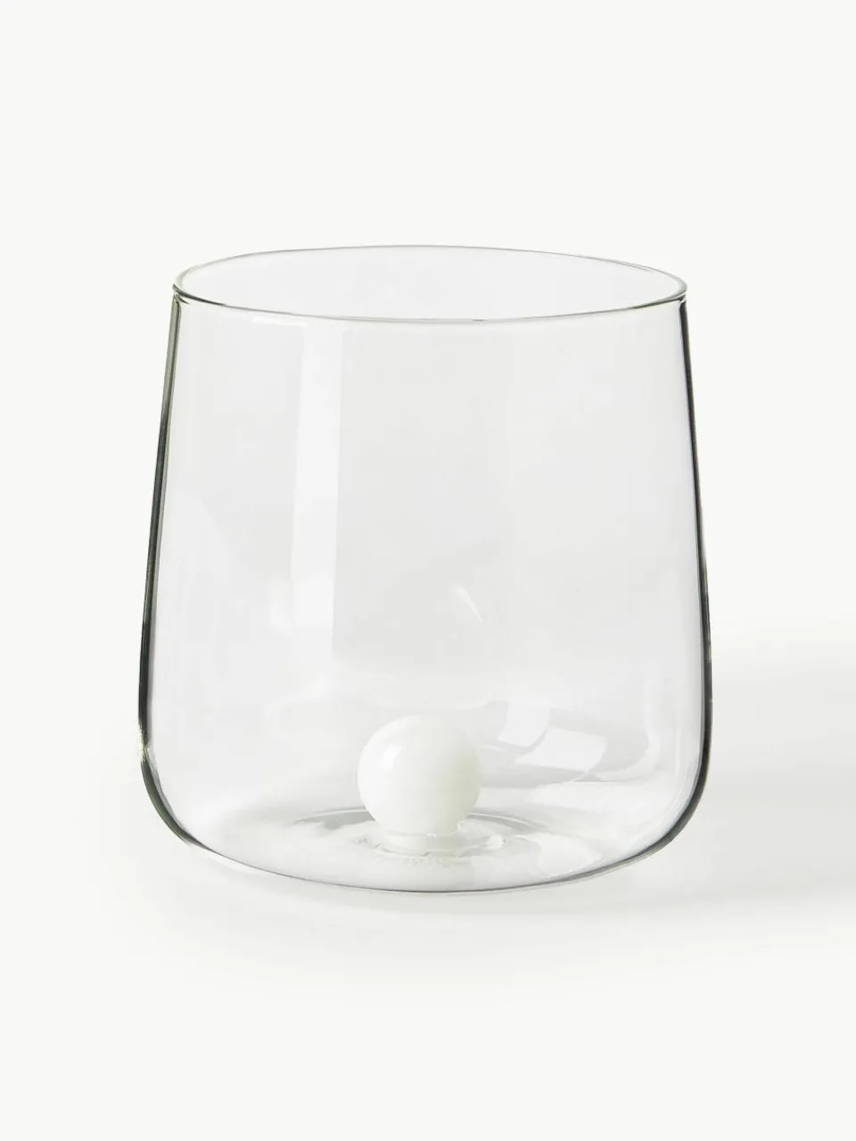 Mondgeblazen waterglazen Bilia van borosilicaatglas, 6-delig^zafferano Discount