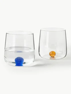 Mondgeblazen waterglazen Bilia van borosilicaatglas, 6-delig^zafferano Discount