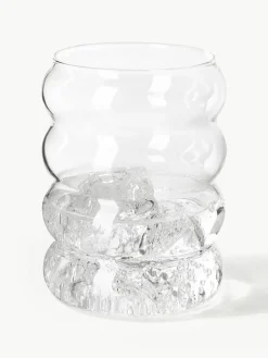 Mondgeblazen waterkaraf Bubbly met waterglazen, set van 5^Westwing Collection Outlet