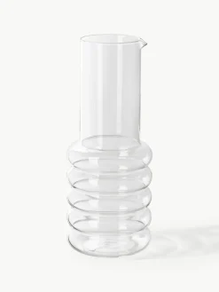 Mondgeblazen waterkaraf Bubbly met waterglazen, set van 5^Westwing Collection Outlet