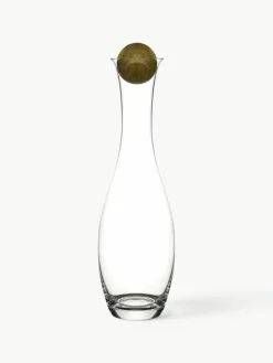 Mondgeblazen waterkaraf Eden met houten deksel, 1 L^Sagaform Outlet