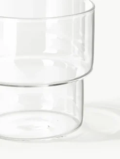 Mondgeblazen waterkaraf Gustave met waterglazen, set van 5^Westwing Collection Sale