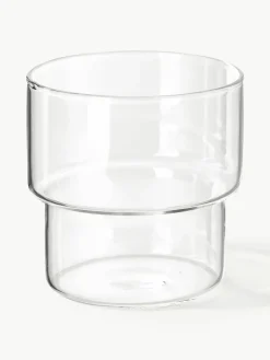 Mondgeblazen waterkaraf Gustave met waterglazen, set van 5^Westwing Collection Sale