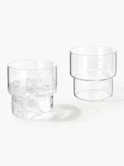 Mondgeblazen waterkaraf Gustave met waterglazen, set van 5^Westwing Collection Sale