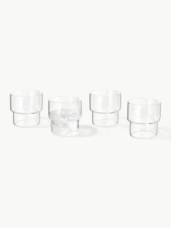 Mondgeblazen waterkaraf Gustave met waterglazen, set van 5^Westwing Collection Sale