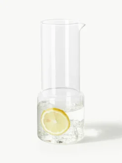 Mondgeblazen waterkaraf Gustave met waterglazen, set van 5^Westwing Collection Sale
