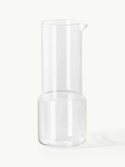 Mondgeblazen waterkaraf Gustave met waterglazen, set van 5^Westwing Collection Sale