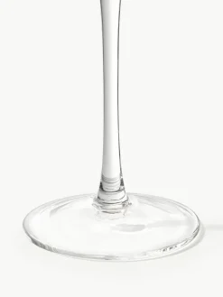 Mondgeblazen wijnglazen Aleo met goudkleurige rand, 4 stuks^Westwing Collection Clearance